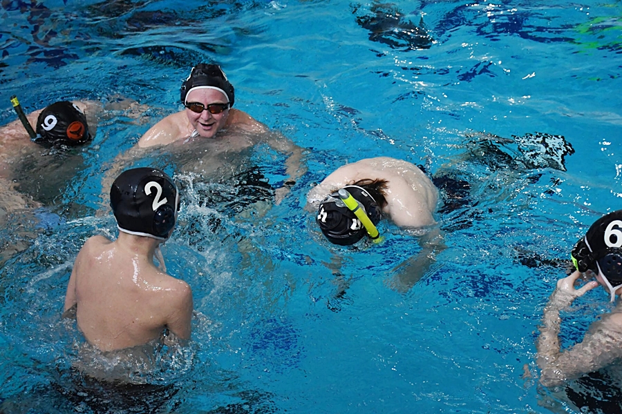 Hokej pod wodą Walenie Siemianowice Śląskie Finał WOŚP w Rudzie Śląskiej 25 I 2026